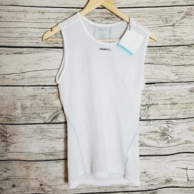 Top capa base Craft para mujer L1 ventilación activa sin mangas blanco mediano nuevo con etiquetas  Foto 1 de 4