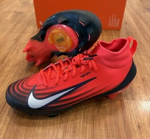 NIKE ZOOM AIR VAPOR PRO 1 NRG FOOTBALL CLEATS HF9409 600 MEN'S SZ 8 CRIMSON NIB - Picture 1 of 6