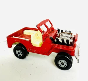 1971 Matchbox Lesney Superfast No. 2 RED Jeep Hot Rod England Vintage Toy - Picture 1 of 5