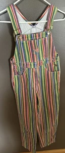 The Children’s Place Vintage Bib Overalls Multicolor Denim Girls Size 10 - Picture 1 of 8
