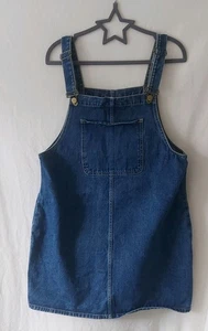Nice Denim Pinafore Dress size 14 (short) great condition - Picture 1 of 4