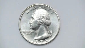 1974 D Washington Quarter Uncirculated BU from mint set ***Free Shipping*** - Picture 1 of 2