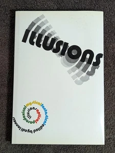 1977 Illusions Optical Paradoxical Mystical Fantastical Edi Lanners HC Book w DJ - Foto 1 di 15