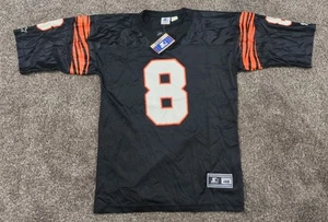 Maglia calcio vintage Starter Cincinnati Bengals Jeff Blake #8 nera uomo 48 nuova con etichette - Foto 1 di 17