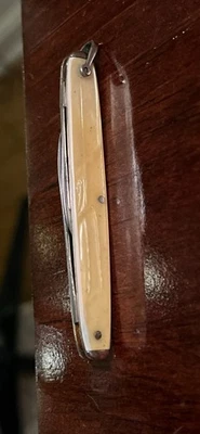 Cuchillo bolígrafo de dos hojas vintage Schrade Cut Co. Walden N.Y. hecho en EE. UU. Foto 1 de 4