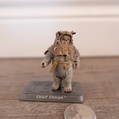 "Figura suelta Star Wars Ewok CHIEF CHIRPA Hasbro 2006 The Saga Collection 3,75""" Foto 1 de 2
