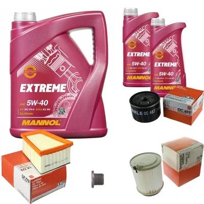 MAHLE Inspection Set 7L MANNOL 5W-40 Extreme Pour Nissan Kubistar Kasten 1.6 - Photo 1/4