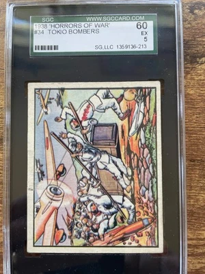 1938 Horrors of War #34 Tokio Bombers Invade The Dead SGC 5 EX - Image 1 of 2