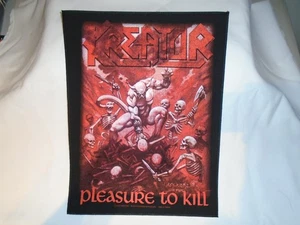 KREATOR PLEASURE TO KILL PRINTED BACK PATCH - Picture 1 of 1