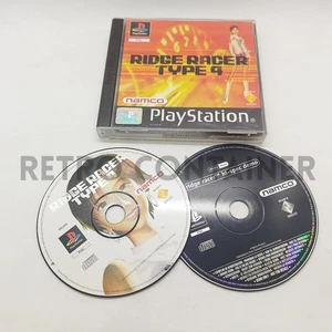 Vintage Game SONY PLAYSTATION 1 - Ridge Racer Type 4 - Picture 1 of 1