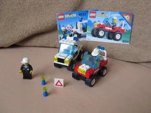 LEGO System Set 6511 und 6533 Polizei- u. Feuerwehr-Auto mit Anleitung City - Picture 1 of 5