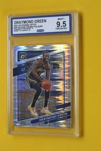 2021 PANINI OPTIC SILVER PRIZM PULSAR DRAYMOND GREEN #29 CCG 9.5 - Picture 1 of 3