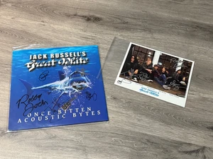 Jack Russell's Great White - Once Bitten Acoustic (SIGNED BAND!) never played - Picture 1 of 3