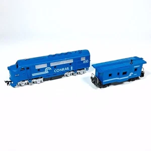HO Model Power F2A Diesel Locomotive Conrail CR 610 + Caboose Lot TESTED READ - Picture 1 of 11