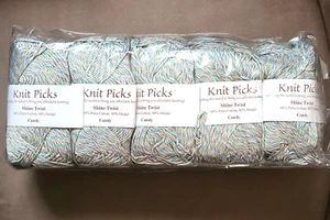 10 Skeins - Shine Twist by Knit Picks (60% Pima Cotton/40% Modal) Sealed Package - Picture 1 of 5