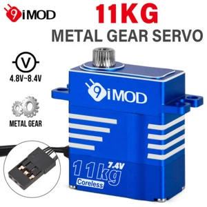 9IMOD 11KG Coreless Digital Servo Metal Gear 180°/270° for 1/8 1/10 1/12 RC Car - Picture 1 of 28