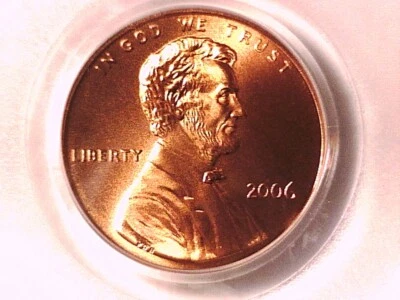 2006 P Lincoln Memorial Cent Penny 1C PCGS MS68RD Satin Finish 08514158 - Image 1 of 3
