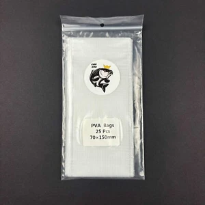PVA SOLID BAG FAST MELT 25 pack 2 popular SIZES - EBAY BEST VALUE CARP KING - Picture 1 of 4