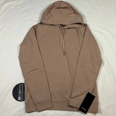 Sudadera con Capucha Pullover Lululemon City PCLY Rosa Arcilla Para Hombre Talla Mediana Foto 1 de 4