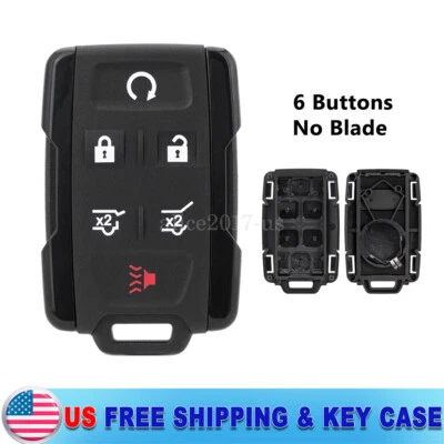 For 2015 2016 2017 2018 2019 2020 Chevrolet Suburban Key Fob Case Cover 6 Button Foto 1 de 4