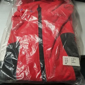Rot Schwarze Softshell Forstjacke extra leicht Worxx Größe L - Bild 1 von 3