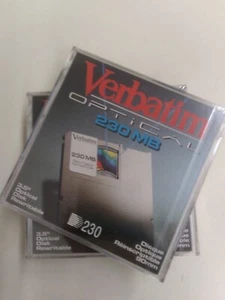 SET of 4 230 MB MO Verbatim Disk, Magneto Optical Disk - Afbeelding 1 van 2