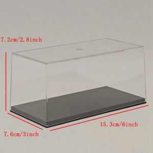 Acrylic Boxes 15.3cm Display Case Stand Transparent for 1:72,1:43 Toys Car Model - Bild 1 von 11