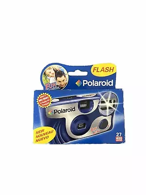 Polaroid Fun Shooter 400 ASA/ISO 27 exposure flash camera Potable EXP 2008 - Image 1 of 2