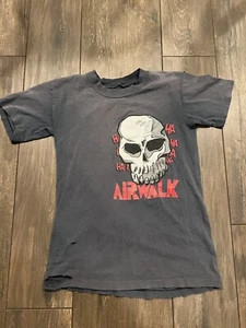 Camicia da skateboard Airwalk vintage punto singolo anni 80/90 Tony Hawk - Foto 1 di 6