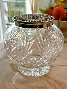 Crystal Rose Bowl/Vase: BEAUTIFUL!!! - Picture 1 of 10
