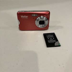 Vivitar ViviCam X029 10.1MP Digital Camera And Battery - Pink