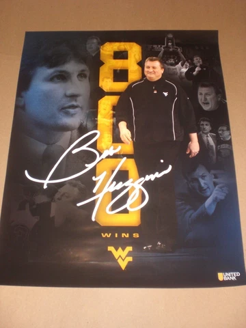 Bob Huggins Poster 800 Wins 16 x 20 West Virginia University WVU Mountaineers Cover