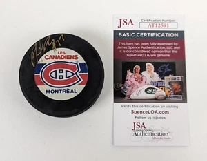 Patrick Roy Montreal Canadiens Autographed NHL Puck JSA - Picture 1 of 3