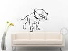 Dog Wall Sticker,  Staffy Staffordshire Bull Terrier, Home Wall Art Vinyl Decal
