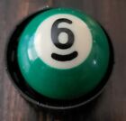 Replacement Mini Billiard Pool Ball 1" Ball Number #6 Solid Green 0.5 oz