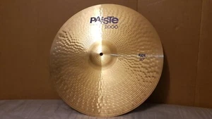 90's PAISTE 20" RIDE CYMBAL - 2000 Series  - made in SWITZERLAND - Picture 1 of 4