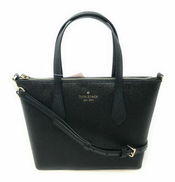 kate spade new york glitter Joeley Small Satchel - Black