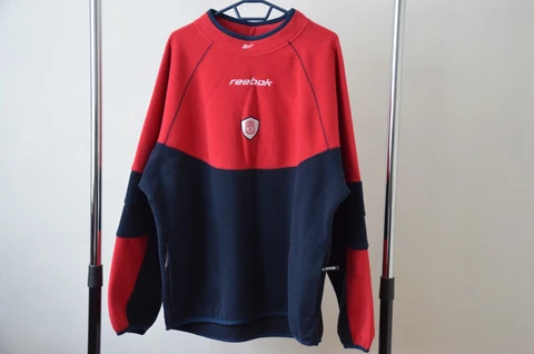 Vintage Official Reebok Liverpool Carlsberg Sweatshirt L-XL Cover