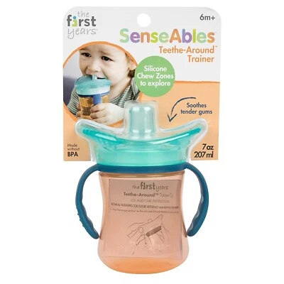 The First Years SenseAbles Teethe-Around Sensory Trainer Cup, 7 oz, Orange - Image 1 of 4