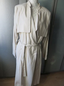 Trenchcoat Mantel ❤️ ungefüttert Bindegürtel Druckknöpfe Gr. 44 NEU NEU NEU - Bild 1 von 3