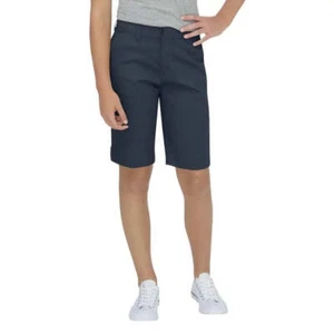 Dickies Girls School Uniform Classic Fit Bermuda Stretch Twill Shorts, Size 5 - Picture 1 of 2