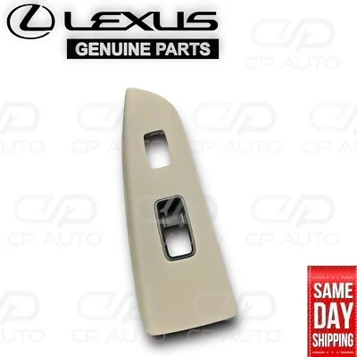 03 - 09 LEXUS GX470 PASAJERO DERECHO INTERRUPTOR DE BLOQUEO DE VENTANA BISEL EMBELLECEDOR BRONCEADO FABRICANTE DE EQUIPOS ORIGINALES NUEVO Foto 1 de 4