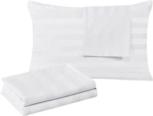 100% Egyptian Cotton King Pillow Protectors Set of 2, 400 Thread Count Sateen We - Picture 1 of 8