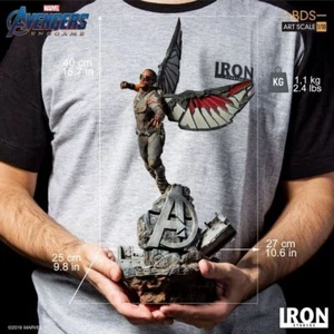 Iron Studios Avengers: Endgame Falcon BDS Art Scale 1/10 Model Statue IN STOCK - Picture 1 of 11