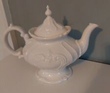 Porcelain Tea Pot. Creamy White Color. Peppertree Tabletops. Never Used.