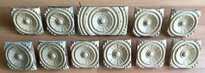 ALTER VINTAGE ANTIKE ARCHITEKTONISCHE BERGUNG EASTLAKE BULLSEYE HOLZ ECKFORM SET - Bild 1 von 12