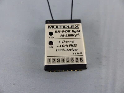 MULTIPLEX récepteur RX-6-DR light M-LINK référence 55809 , testé OK modélisme RC - Photo 1/2
