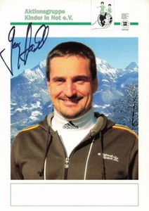 Georg Hackl UH - Olimpiada Bob original firmada tarjeta de autógrafo 3326 J - Imagen 1 de 1