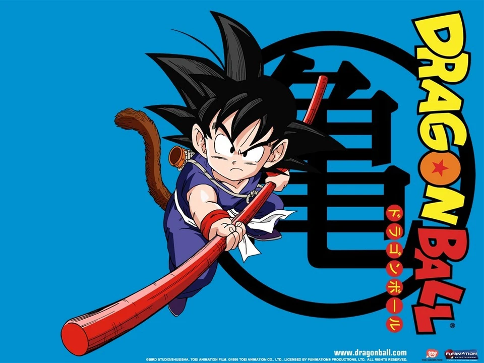 Anime dragon ball son goku meninos fundo azul simples CCG tapete de jogos mesa - Imagem 1 de 1