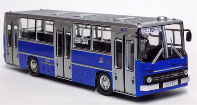 1:43 união soviética lenda ônibus Ikarus-260.06 modelo fundido escala metal  original brinquedo veículo para